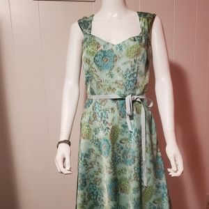 Ann Taylor LOFT turquoise dress